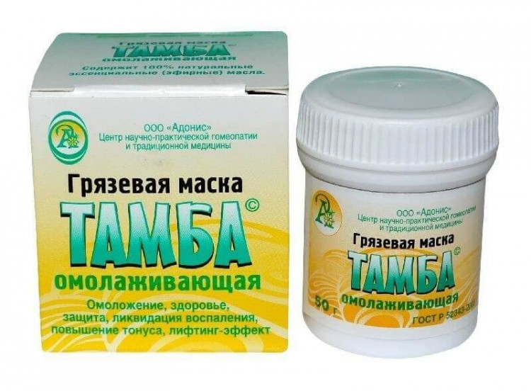 Маска грязевая «Тамба» Омолаживающая