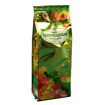 Чай Краснодарский зелёный байховый (пакет золото) 200г